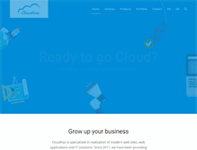 Tablet Screenshot of cloudhaz.com